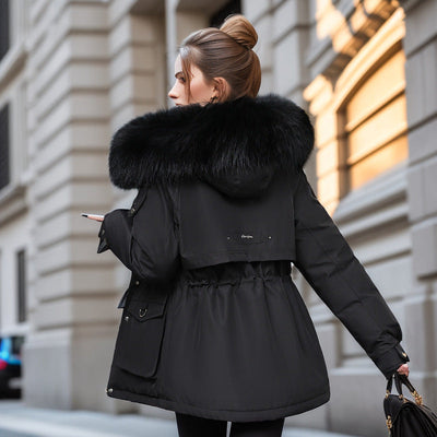 Chaqueta Acolchada con Capucha Arctic Bloom – Calidez Fácil con Estilo Atemporal