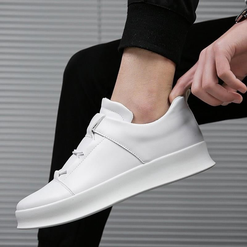 Mocasines de Cuero de Primavera para Hombre – Zapatos Casual Sin Cordones