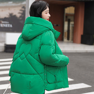 Chaqueta Acolchada con Capucha CloudWrap – Oversized y Versátil con Relleno de Algodón y Plumón