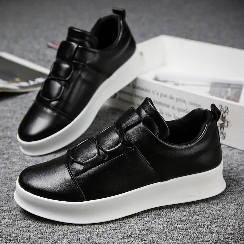 Mocasines de Cuero de Primavera para Hombre – Zapatos Casual Sin Cordones