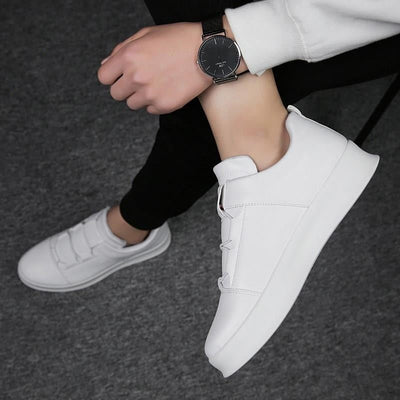 Mocasines de Cuero de Primavera para Hombre – Zapatos Casual Sin Cordones