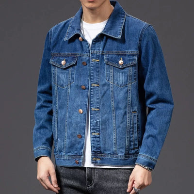 Chaqueta Vaquera Ajustada para Hombre – Estilo Moderno