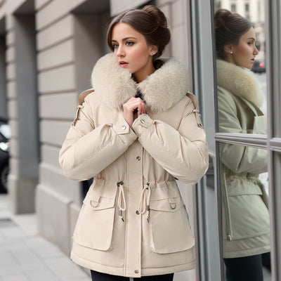 Chaqueta Acolchada con Capucha Arctic Bloom – Calidez Fácil con Estilo Atemporal