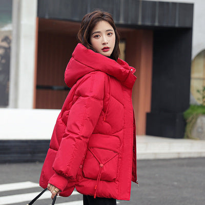 Chaqueta Acolchada con Capucha CloudWrap – Oversized y Versátil con Relleno de Algodón y Plumón