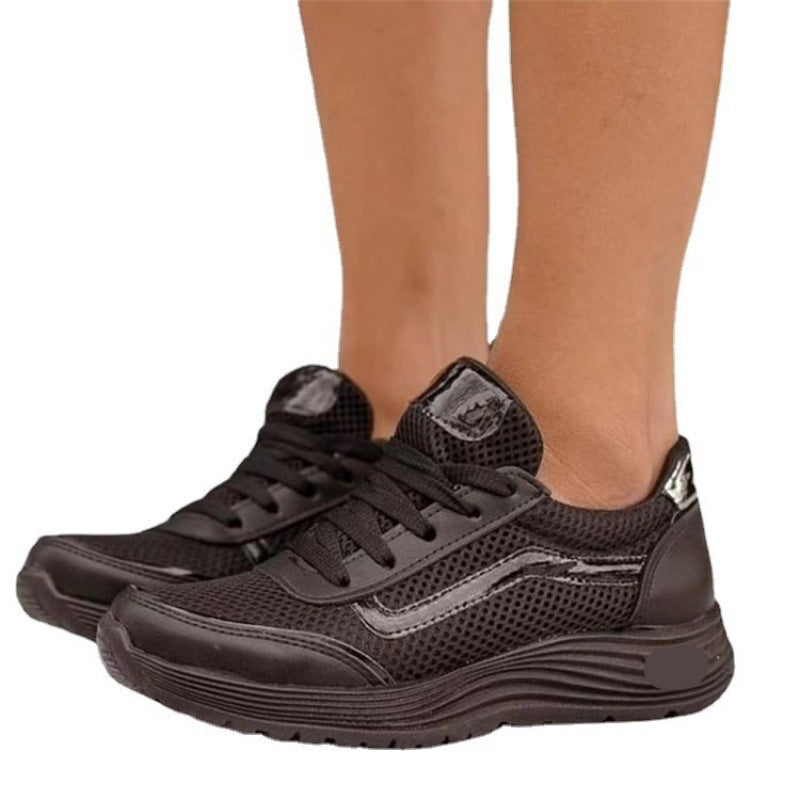 Zapatos de Mujer con Cordones y Corte Bajo – Estilo Deportivo Casual