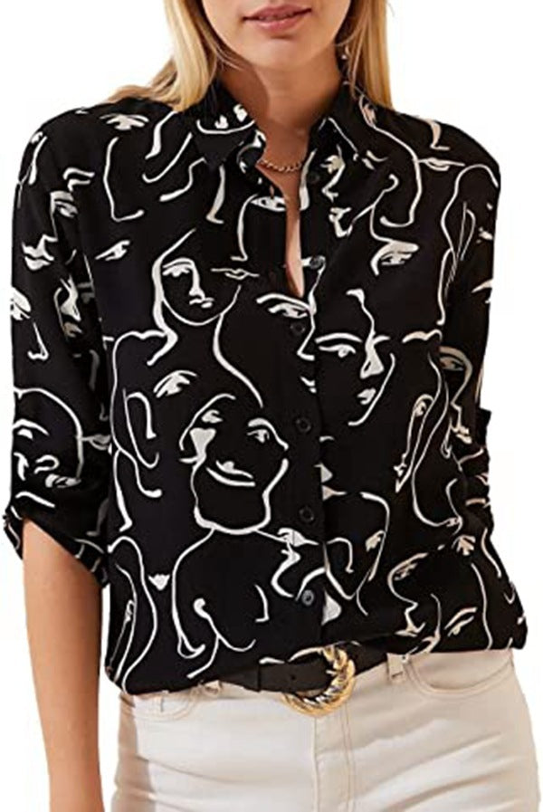 Blusa de Mujer de Manga Larga Primavera-Verano – Top de Moda y Tendencia