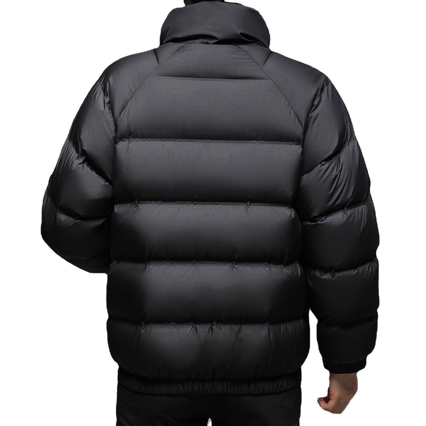 Chaqueta Corta de Hombre en Color Sólido – Abrigo Ligero y Casual de Poliéster